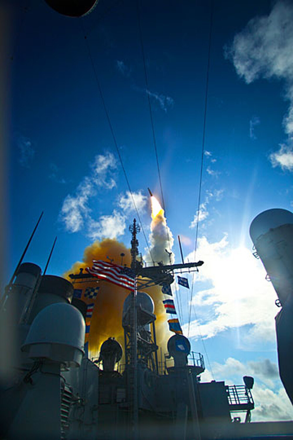 SM-2 missile launch