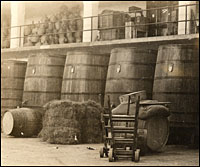 Inside the distillery