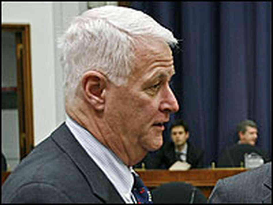 Rep. Bill Delahunt (D-MA) at a hearing. Rep. Bill Delahunt (D-MA) at a hearing.
