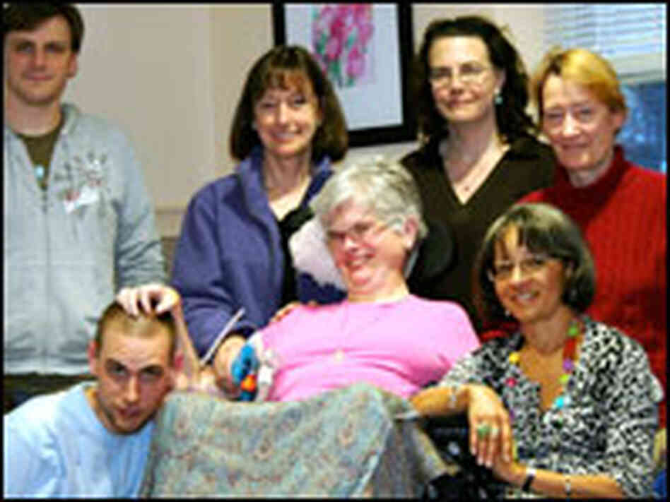 Catherine Royce with family and friends