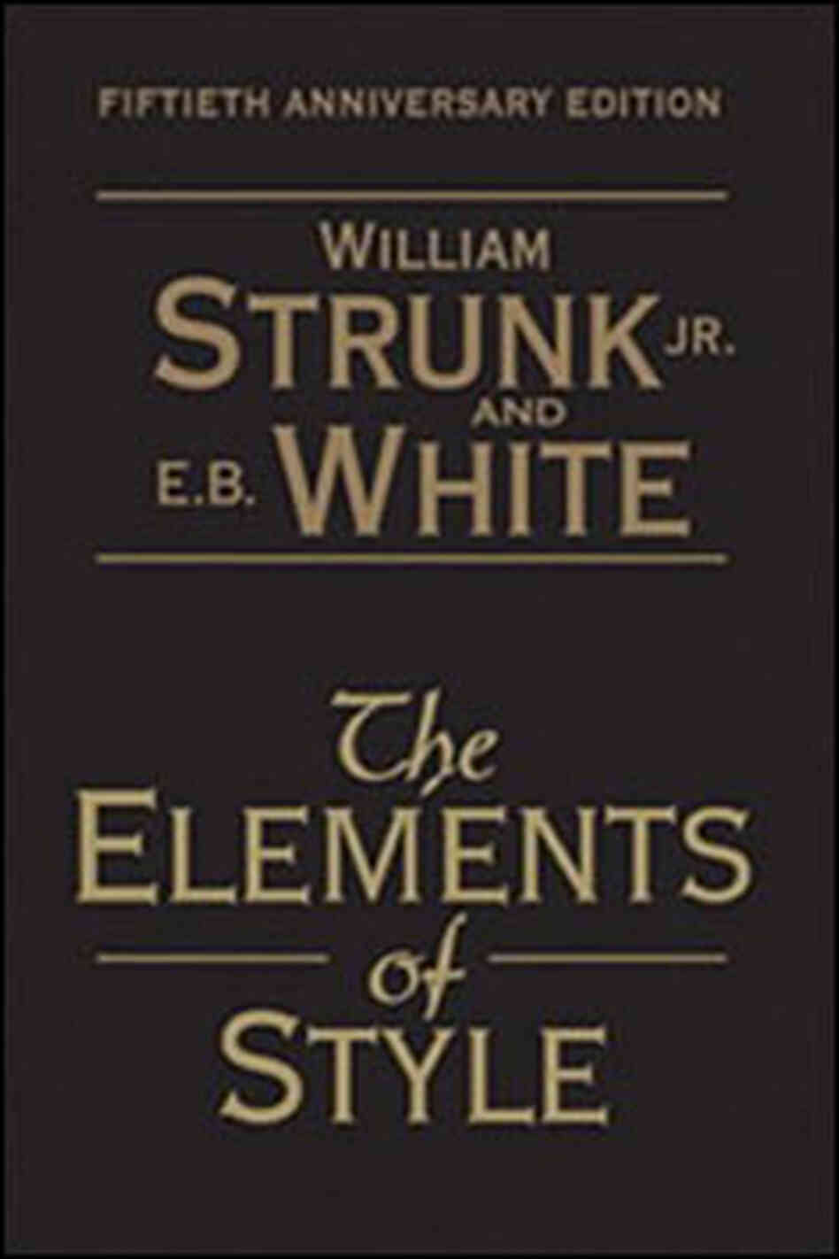 Cover: 'The Elements of Style' Cover: 'The Elements of Style'