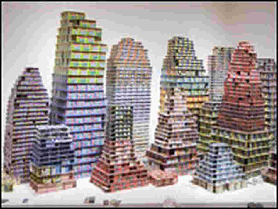 'Chance City': Card-houses built with lottery tickets