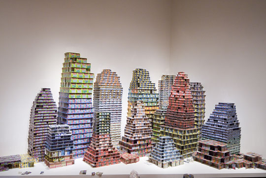 'Chance City': Card-houses built with lottery tickets