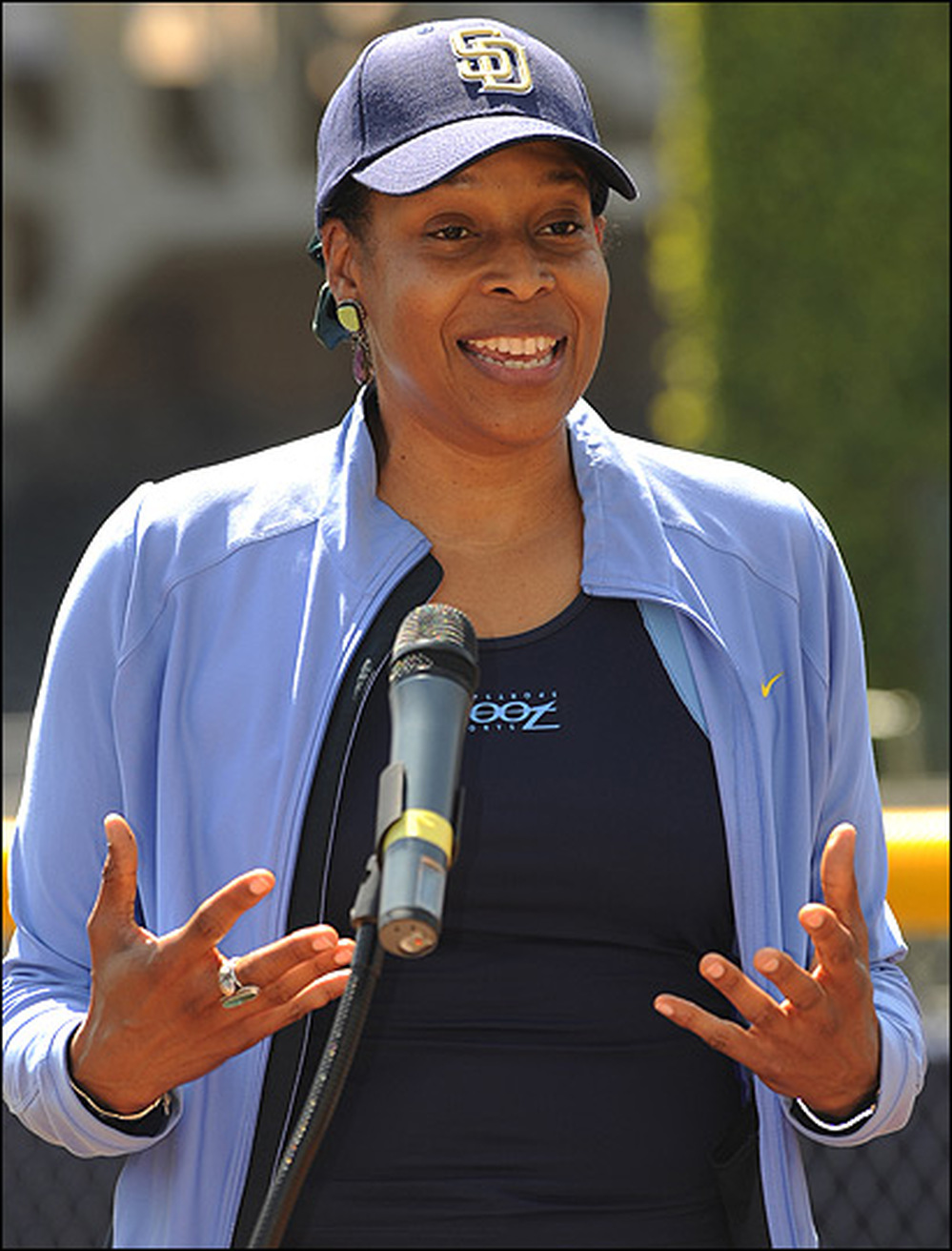 Dr. Toni  Yancey works to involve her co-workers in micro-exercise.