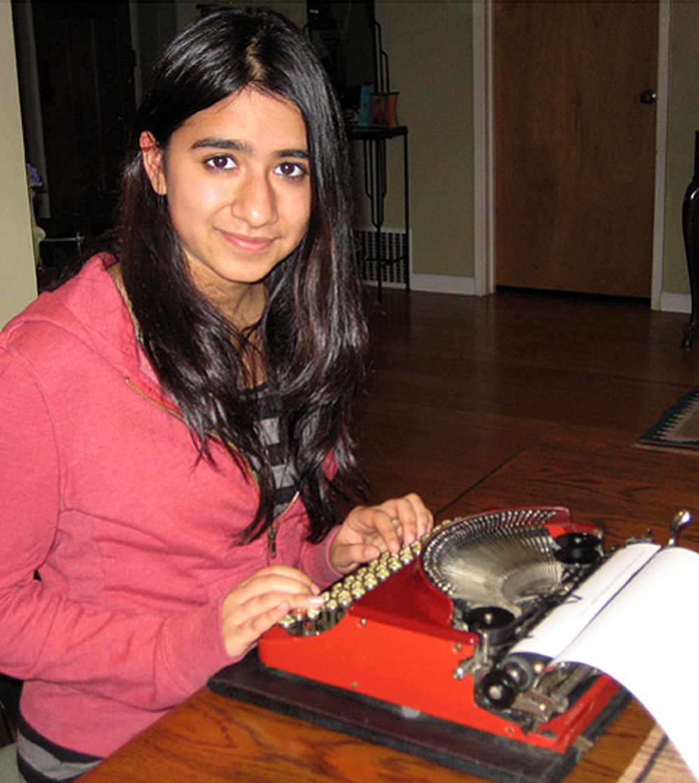 Ish Arora received a 1930 gleaming red Remington as a gift for her 16th birthday.