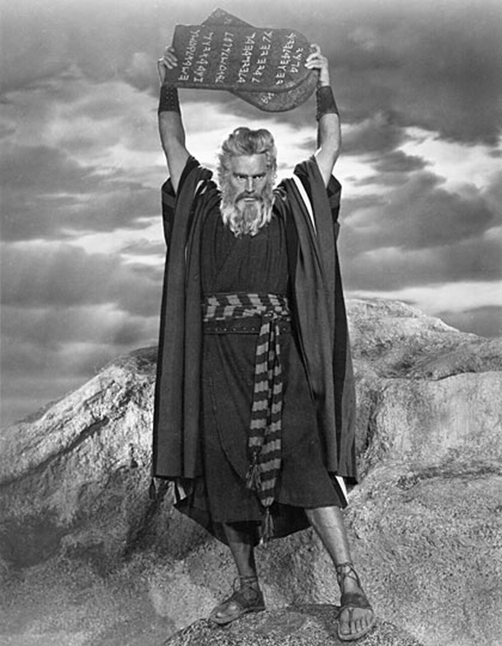 Charlton Heston as Moses