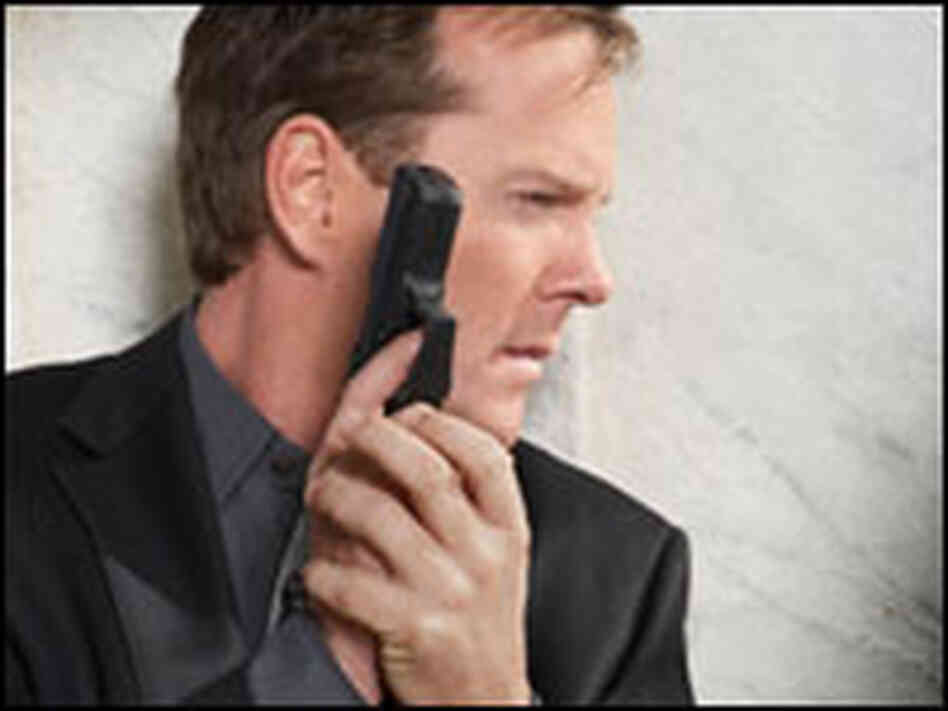 Kiefer Sutherland as the character Jack Bauer.