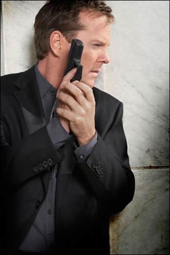 Kiefer Sutherland as the character Jack Bauer.