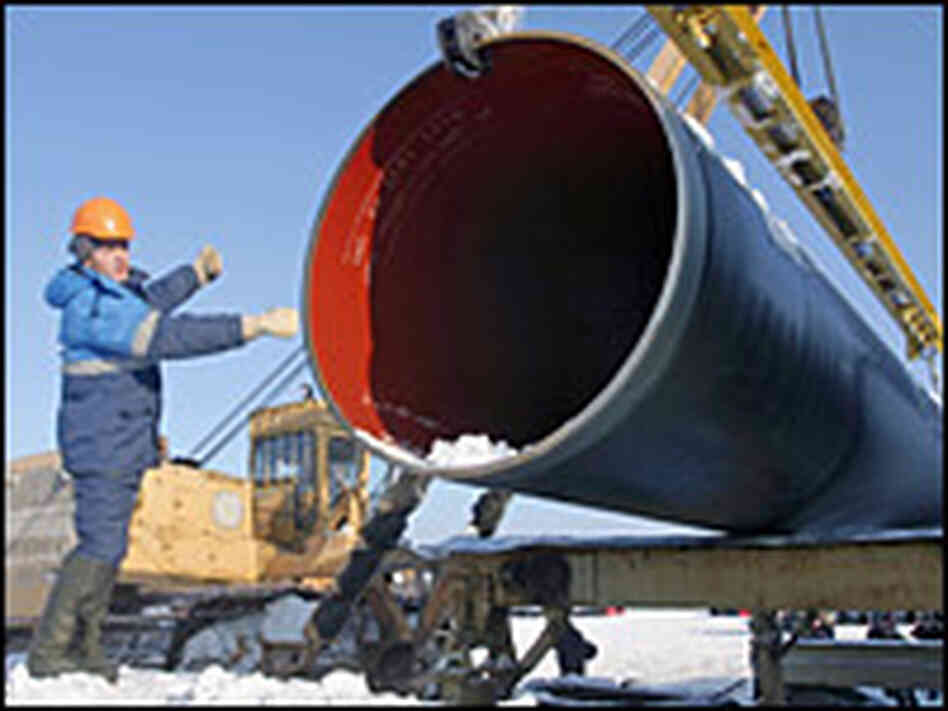 One of Gazprom's major projects is construction of a pipeline under the floor of the Baltic Sea