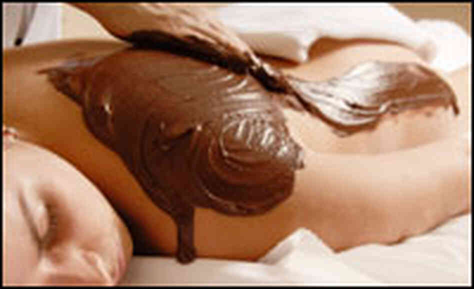 Chocolate body massage Chocolate body massage