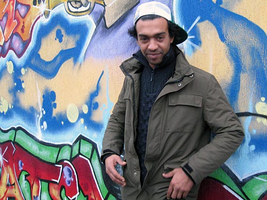 A rapper who calls himself Kaky Brown