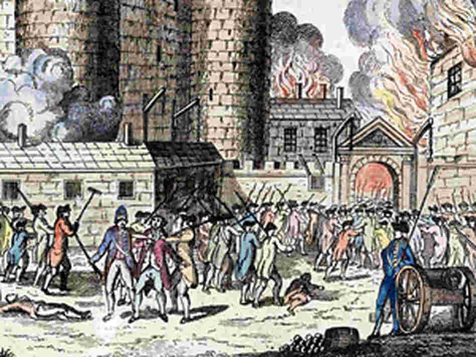 Storming of the Bastille in Paris