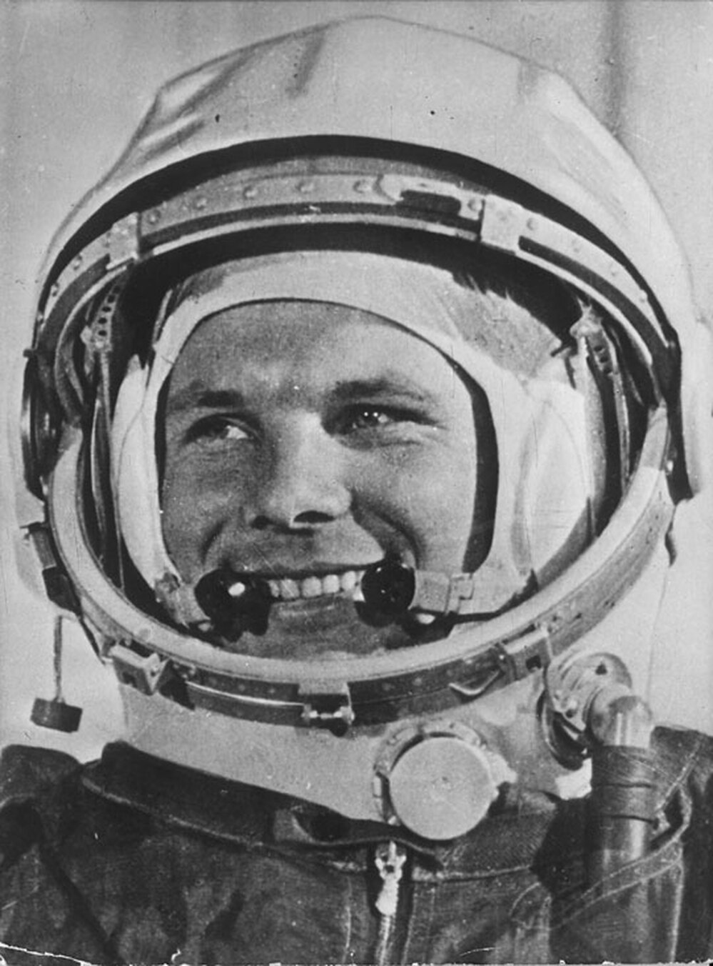 Soviet cosmonaut Yuri Gagarin was the first man to travel in space.