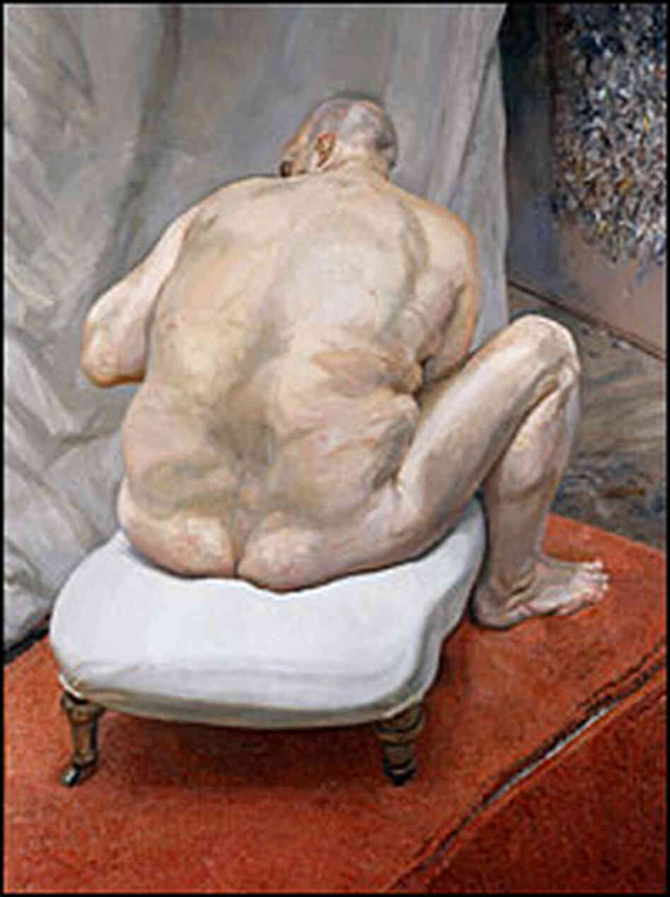 Lucian Freud's "Naked Man, Back View" Lucian Freud's "Naked Man, Back View"