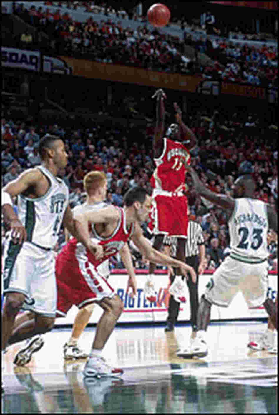 Duany Duany, No. 13 for the University of Wisconsin Badgers