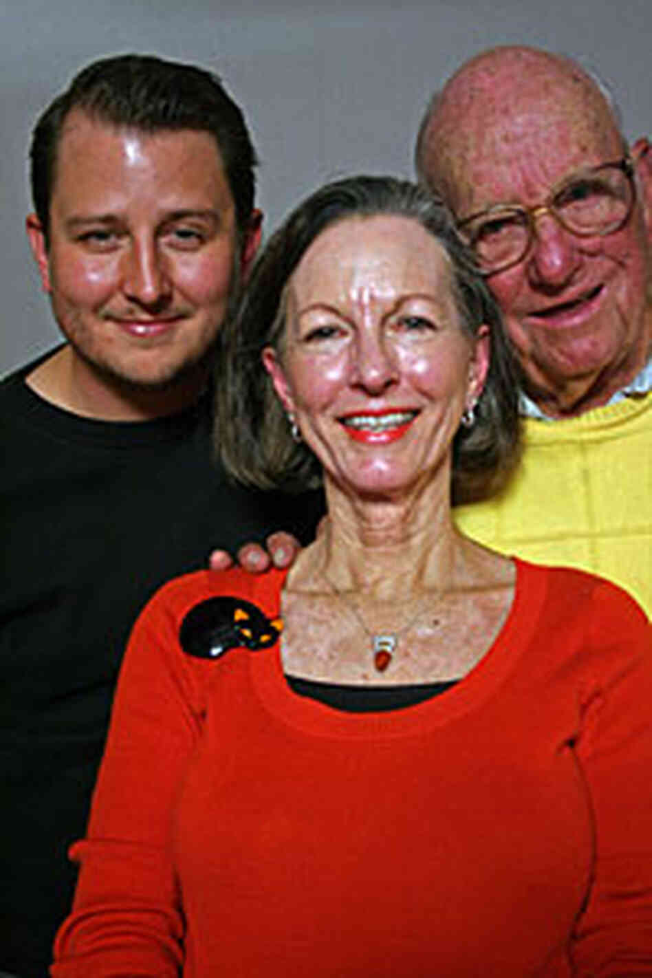 Ed Pierce with daughter and grandson