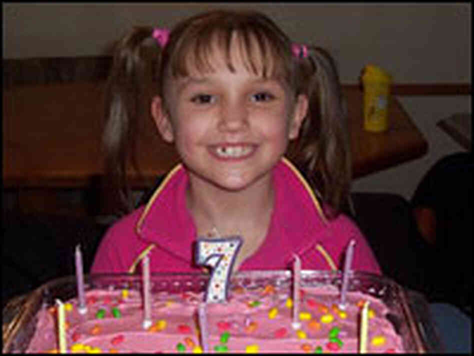 Angellika Arndt smiles at her 7th birthday party. Angellika Arndt smiles at her 7th birthday party.
