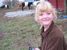 Debbie Apple's daughter, Rhayna, on the family farm. Debbie Apple's daughter, Rhayna, on the family farm.