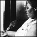 Civil rights activist Georgia Gilmore by her stove. Credit: Courtesy SS Seay Sr. Educational Foundation