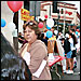 Crowds at a get-out-the-vote block party in Los Angeles. Credit: Gloria Hillard