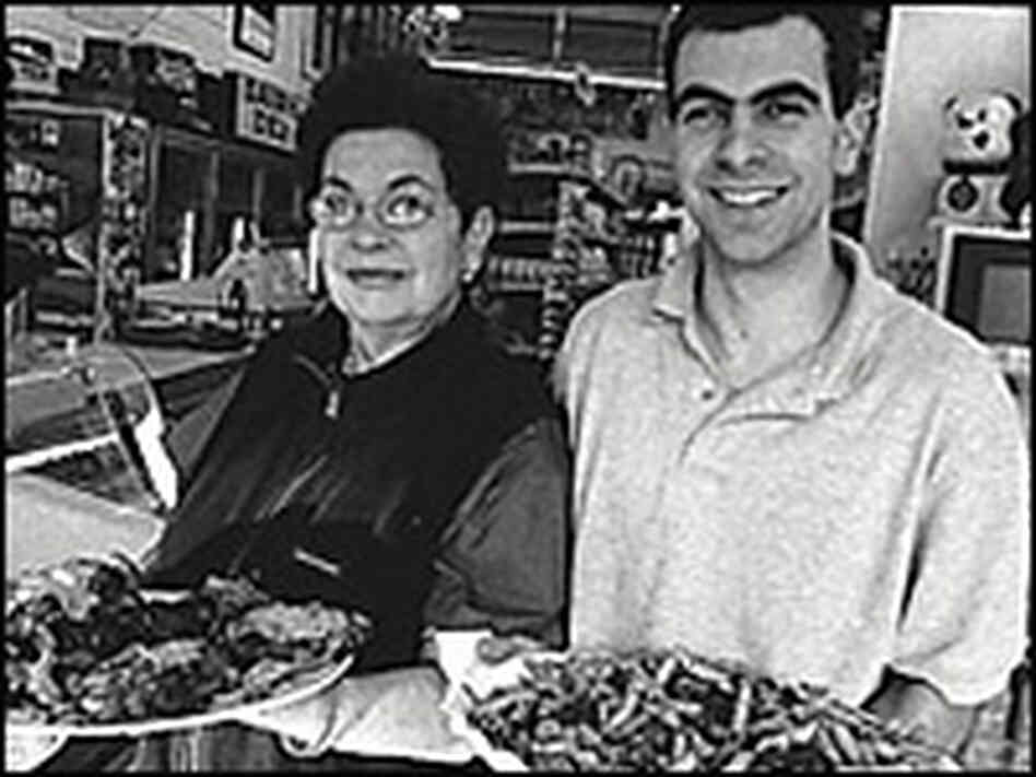 Alice Sacca with her son John Alice Sacca with her son John