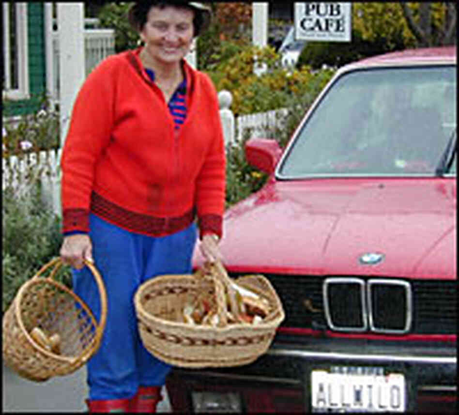 A fellow forager: "Mushroom Lady" Veronica Williams of southwestern Washington state. A fellow forager: "Mushroom Lady" Veronica Williams of southwestern Washington state.