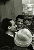 Gregory Corso, Larry Rivers and Jack Kerouac in New York City, 1959