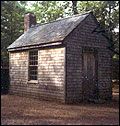 Reproduction of Thoreau's cabin