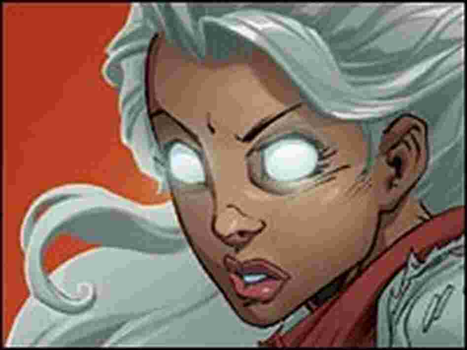 Storm, one of the key characters in the X-Men franchise. Storm, one of the key characters in the X-Men franchise.