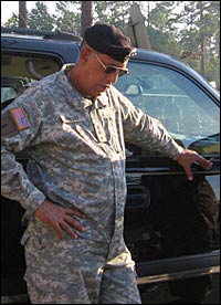 Lt. Gen. Russel Honore at Camp Shelby in Mississippi