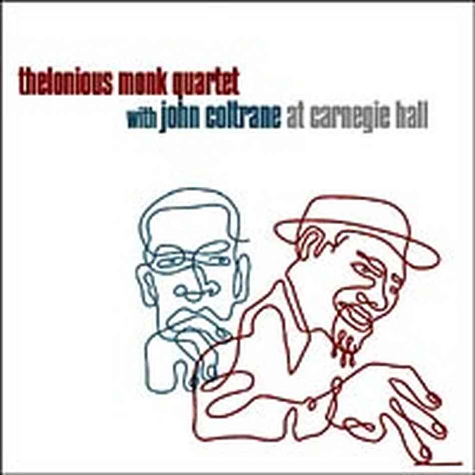 CD cover of the 1957 Monk/Coltrane set at Carnegie Hall. CD cover of the 1957 Monk/Coltrane set at Carnegie Hall.