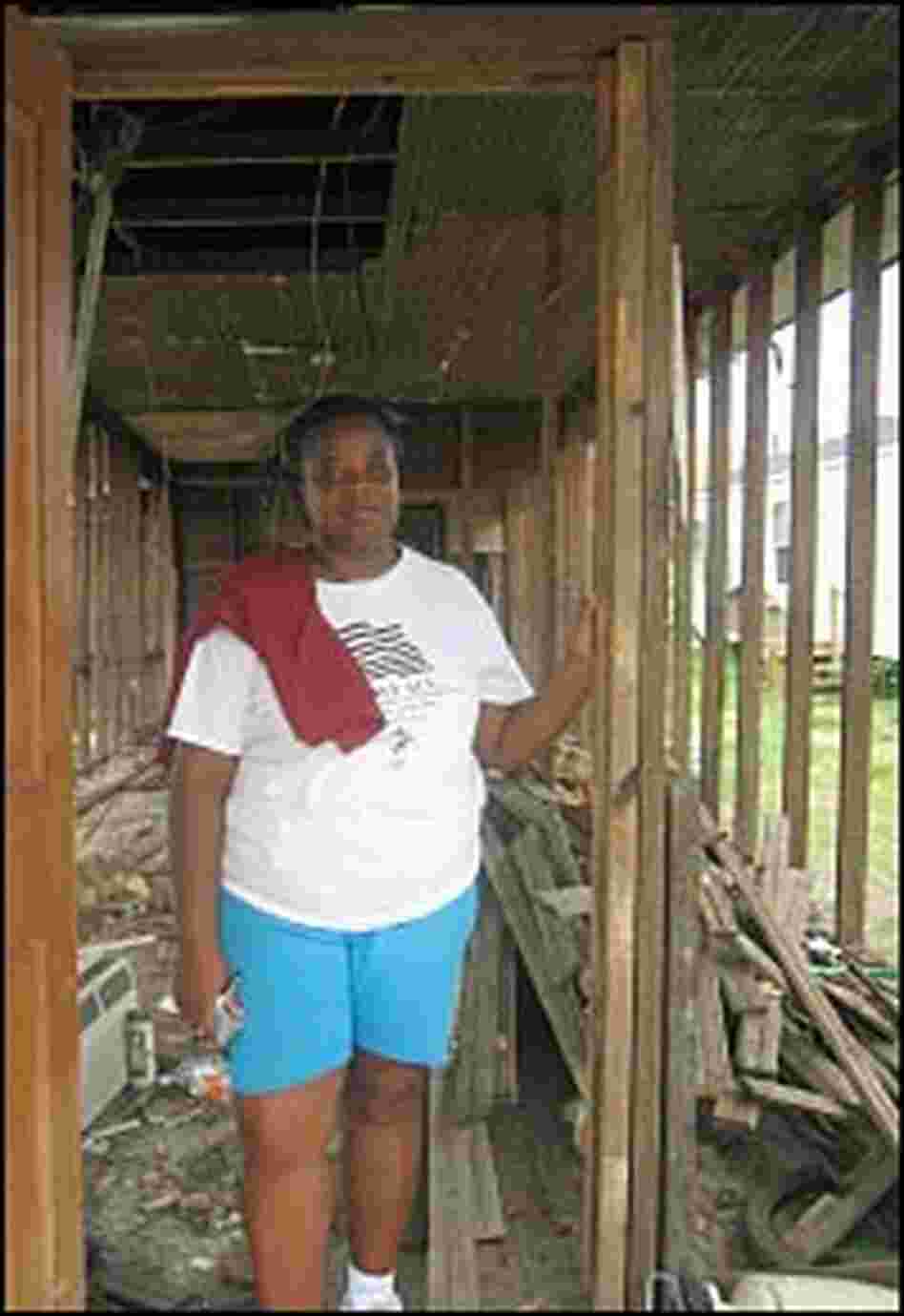 'Miss Marguerite' at the door of her Desire Street home 'Miss Marguerite' at the door of her Desire Street home