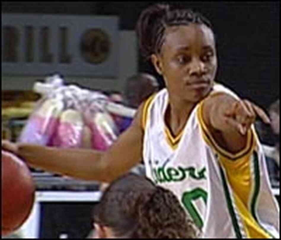 Darnellia Russell, a natural leader on and off the court, directs a play. Darnellia Russell, a natural leader on and off the court, directs a play.