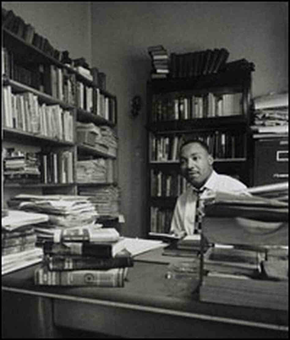 King in his library King in his library