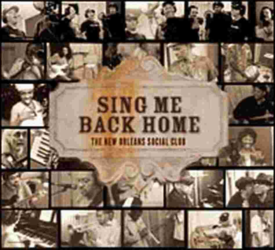 Cover of The New Orleans Social Club CD features snapshots of the group's musicians in the studio. Cover of The New Orleans Social Club CD features snapshots of the group's musicians in the studio.