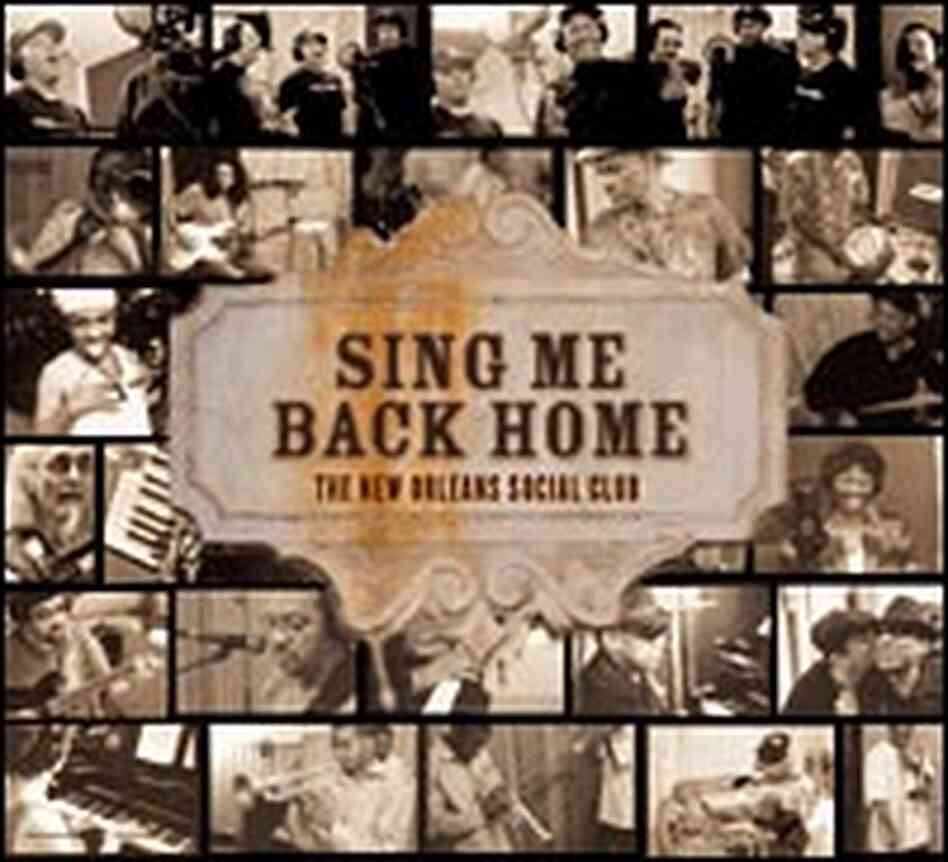 Cover of The New Orleans Social Club CD features snapshots of the group's musicians in the studio. Cover of The New Orleans Social Club CD features snapshots of the group's musicians in the studio.