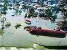 Detail from cover of 'The Great Deluge' showing flooding of New Orleans after Hurricane Katrina. Detail from cover of 'The Great Deluge' showing flooding of New Orleans after Hurricane Katrina.
