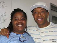 Farai Chideya and Russell Simmons