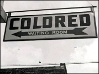 Jim Crow Sign