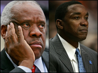 Clarence Thomas and Isiah Thomas