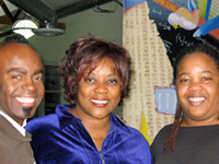 Maurice Jamal, Loretta Devine, and Farai Chideya