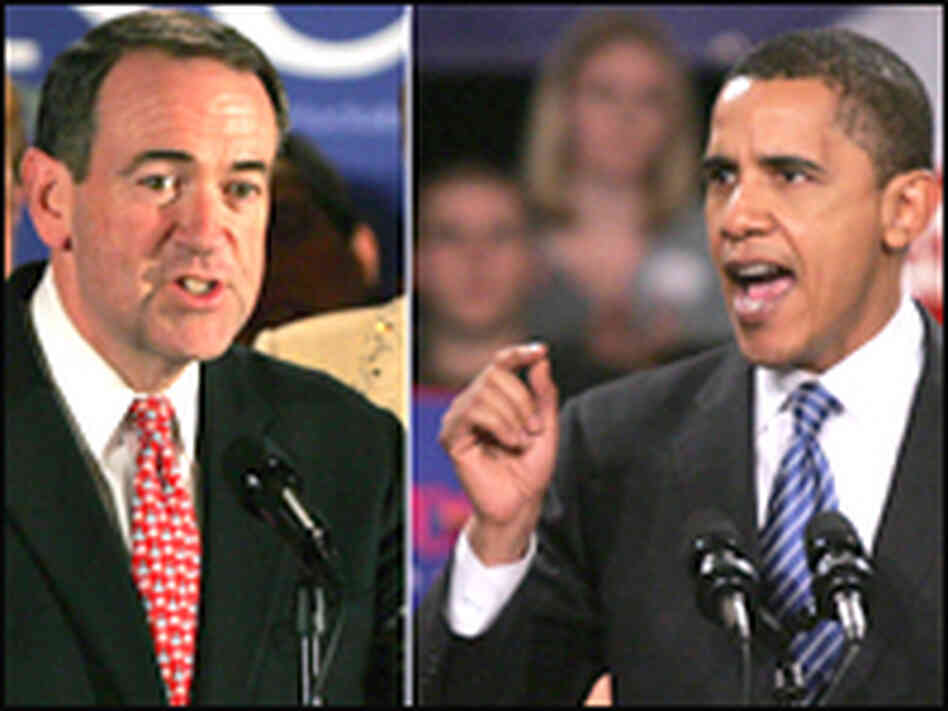 Huckabee and Obama Huckabee and Obama