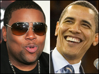 Keenan Thompson and Barack Obama