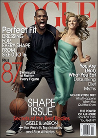 Lebron James and Gisele Bundchen