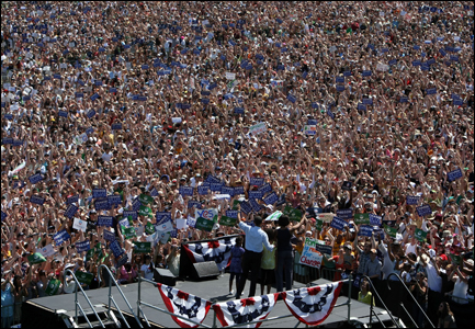 Obama Draws Huge Oregon Crowd