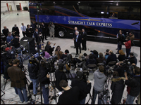 McCain and reporters