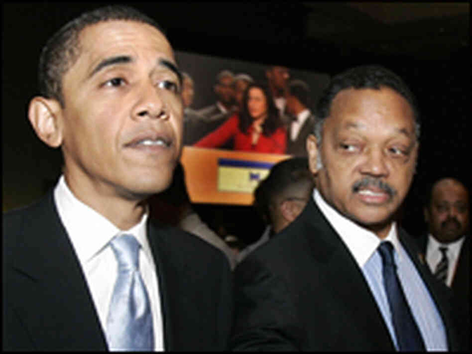 Barack Obama and Jesse Jackson Barack Obama and Jesse Jackson