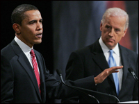 Barack Obama and Joe Biden