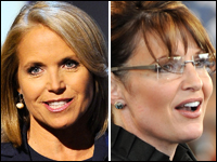 Katie Couric and Sarah Palin