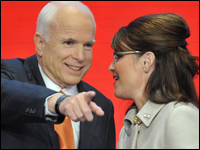 John McCain and Sarah Palin